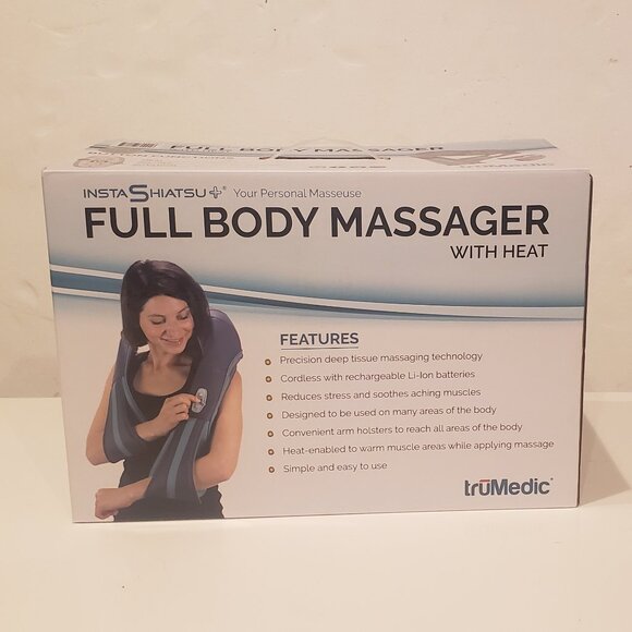TruMedic InstaShiatsu Neck, Back, and Shoulder Massager  Cordless & Rechargeable - Picture 6 of 8